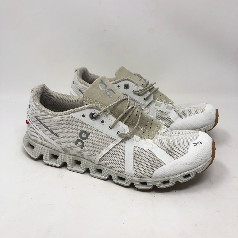 on cloud womens 8 white running shoes Mesh JBC QI Cloudtec Swiss Engineered